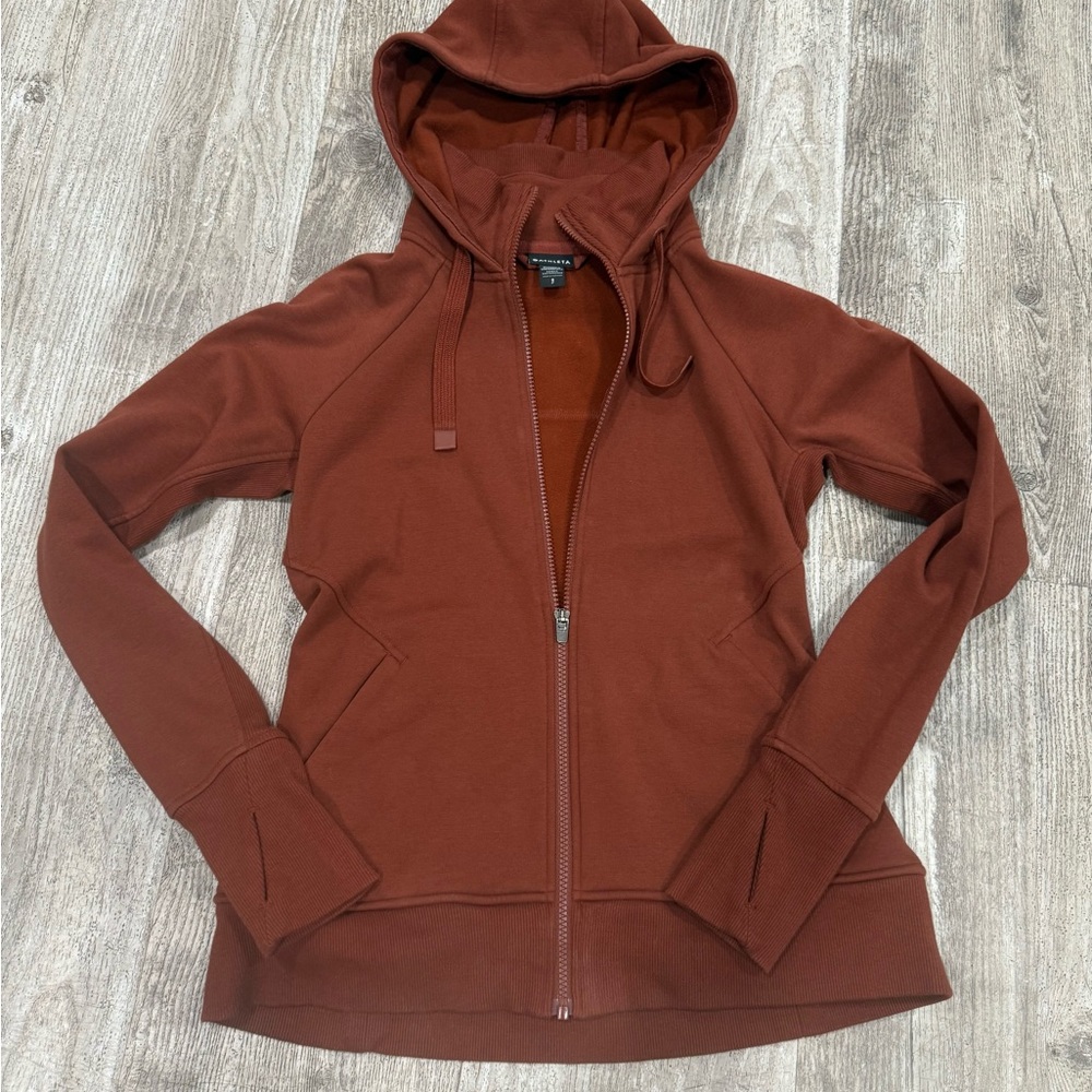 ATHLETA Women’s Rust Zip-Up Hoodie